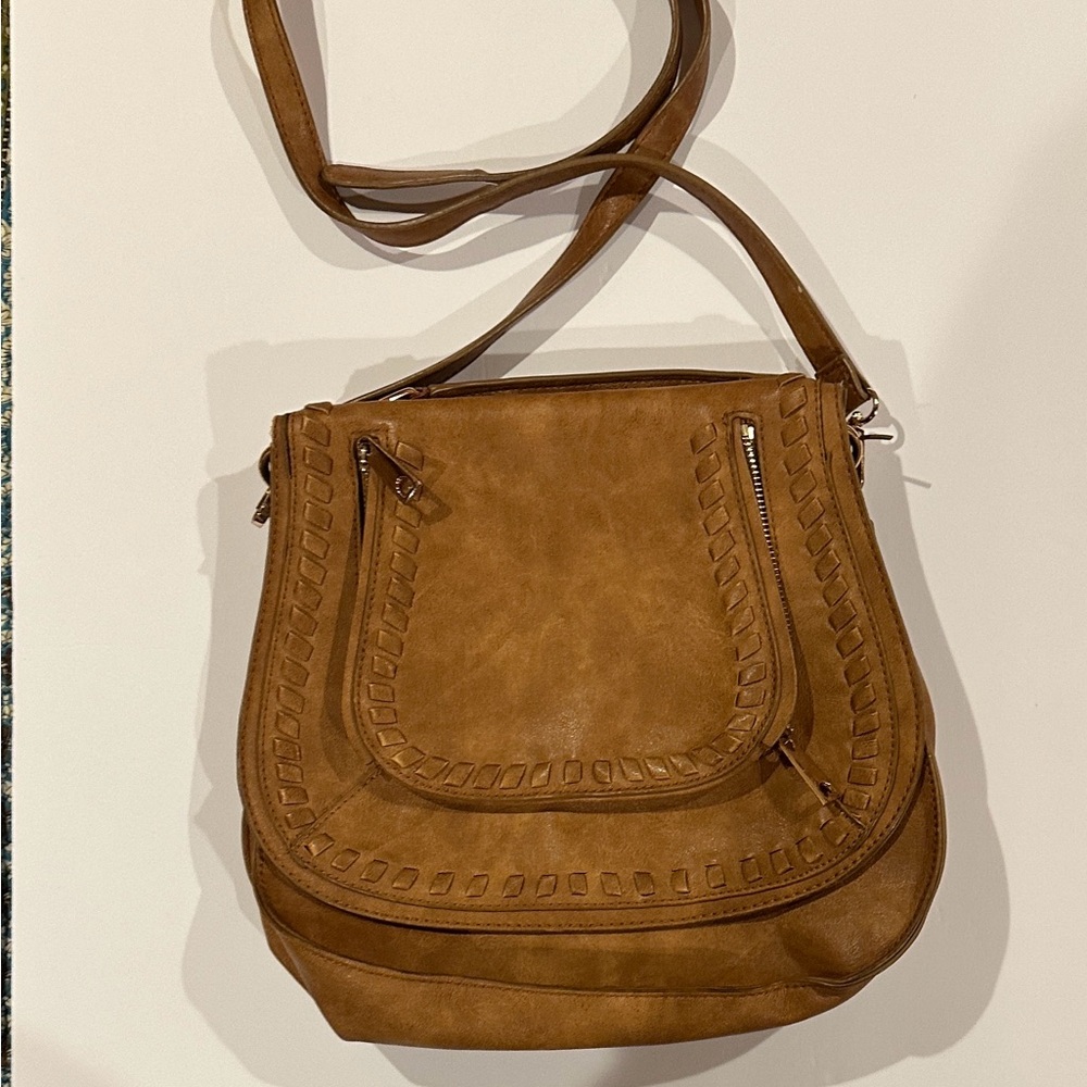 Urban Expressions Brown Crossbody Bag